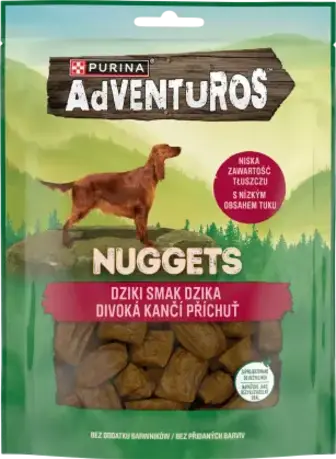 Ласощі для собак Adventuros зі смаком дикого кабана 80 г