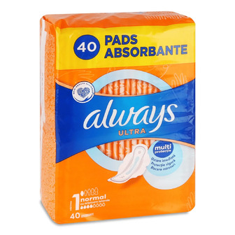 Прокладки гігієнічні Always Ultra Normal Розмір 1 Quatro 40 шт (8700216171342)