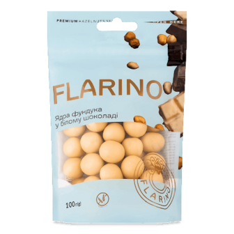 Фундук Flarino у білому шоколаді 100г