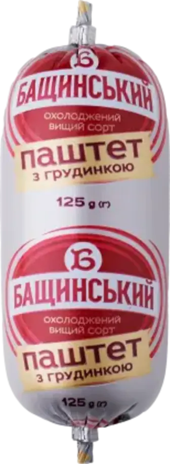 Паштет Бащинский з грудинкою 125 г
