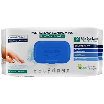 Серветки вологі Deep Fresh для очищення поверхонь Soap 100 шт (8681554625349)
