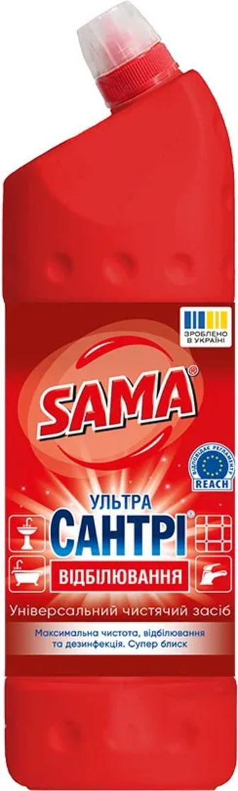 Универсальное чистящее средство Sama Сантри Ультра Отбеливание 1 л (4820270632482)