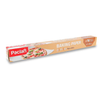 Пергамент для випічки Paclan 42х38 см 16 аркушів шт