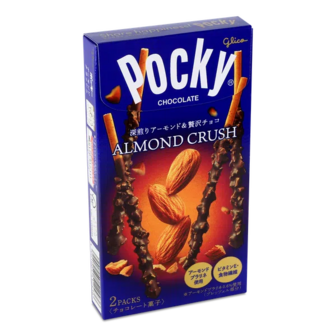 Палички-соломка Pocky в шоколаді з дробленим мигдалем (46,2г)