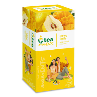 Чай зелений Tea Moments Sunny smile ароматизовиний 1.8 г 22 шт (4823118606775)
