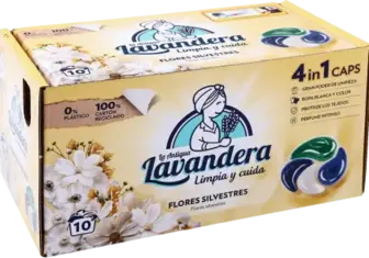 Капсули для прання Lavandera Жасмин та Бергамот 4 в 1 10 шт