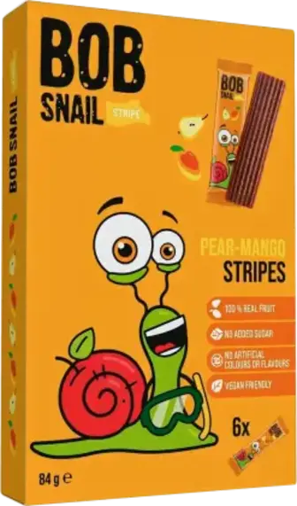 Цукерки Bob Snail Яблуко та Малина 84 г