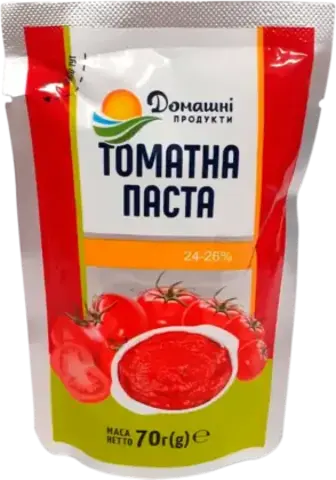Паста томатна Домашні продукти 24-26% 70 г