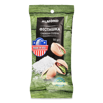 Фісташка Almond смажена солона 50г