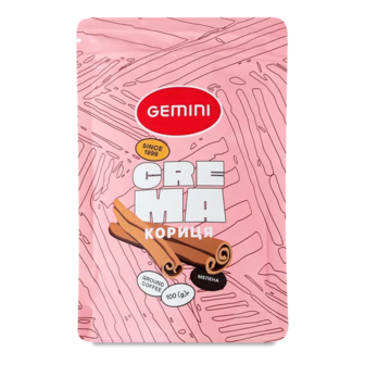 Кава мелена Gemini Crema Кориця натуральна смажена (100г)