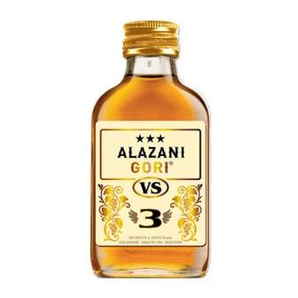 Бренді ординарний 0,09 л Alazani Gori три роки 37% ск/пл України 