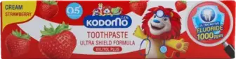 Зубна паста Kodomo Ultra Shield Полуниця дитяча 65 мл