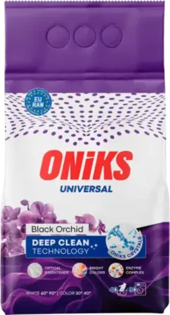 Порошок пральний Oniks Universal Black Orchid безфосфатний 2.25 кг