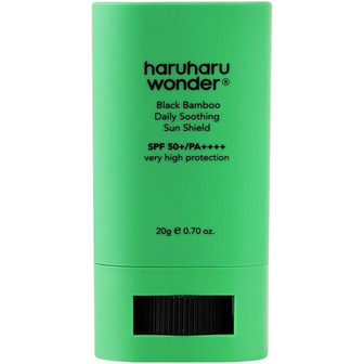 Haruharu Wonder Black Bamboo Daily Soothing Sun Shield SPF50+ PA++++ - Сонцезахисний стік для обличчя з екстрактом бамбука
