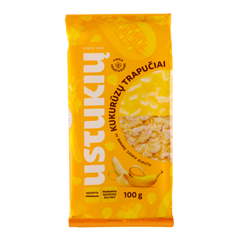 Хлібці кукур.у банан.глазурі Ustukiu100г