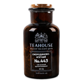 Чай зелений Teahouse Смородиново-м'ятний №443 60г (60г)