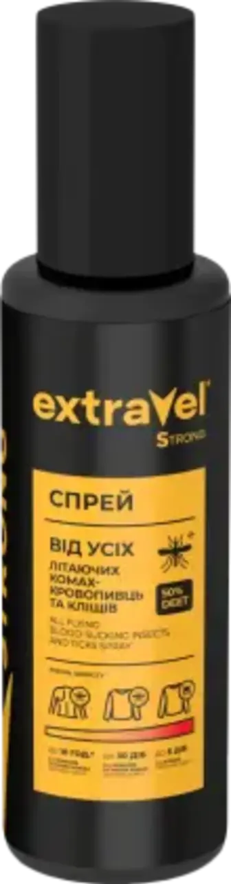 Спрей від комарів Extravel Strong 100 мл