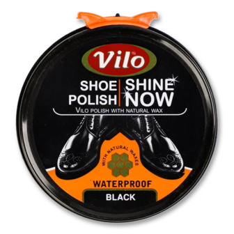 Крем-фарба для взуття Vilo Waterproof чорна (50мл)