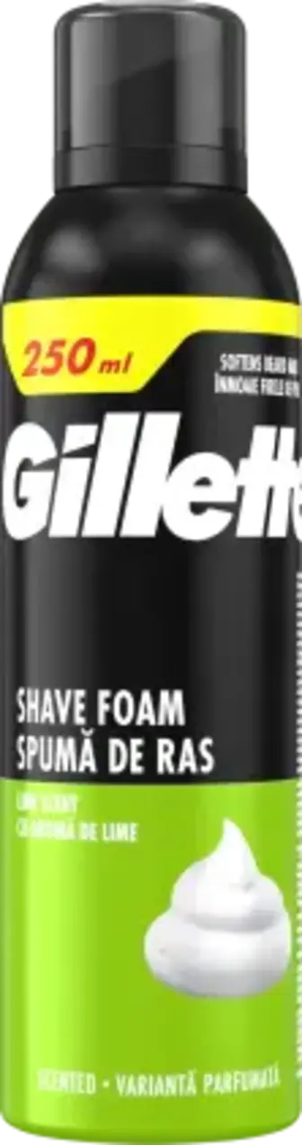 Піна для гоління Gillette Аромат лайма 250 мл