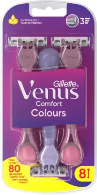 Станки для гоління Gillette Venus Colours жіночі одноразові 8 шт