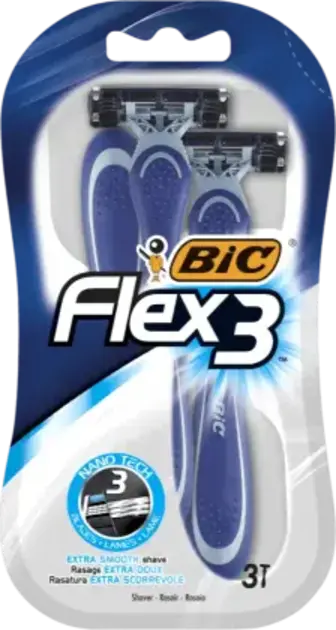 Набір бритв без змінних картриджів BIC Flex 3 3 шт