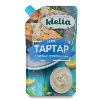 Соус Idelia Тартар з овочами та прянощами