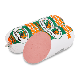 Ковбаса Укрпромпостач Варена з молоком з птиці 1 ґ 450г (450г)
