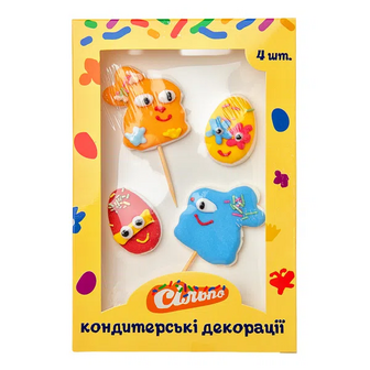 Набір кондитерських декорацій Сільпо Пасхальні зайчики