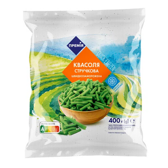 Квасоля  «Премія»® стручкова швидкозаморожена (400г)
