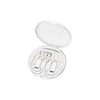 Набір Maxxter UB-SET, USB 2.0 Кабель USB-C C-тато/C-тато +3 адаптера, 60W (8716309925754)