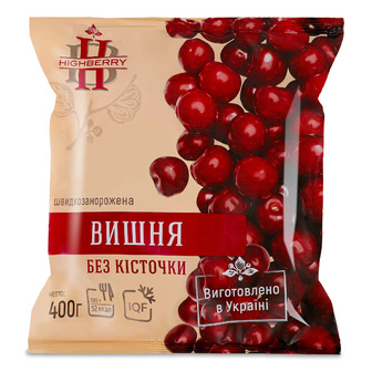 Вишня Highberry без кісточки швидкозаморожена 400 г (4820259860165)