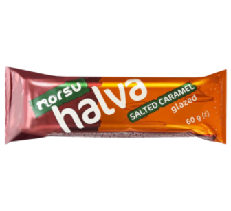 Халва Norsu зі смаком солоної карамелі глазур. 60г