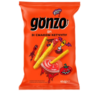 Соломка фрі Gonzo Кетчуп кукурудзяна 40г