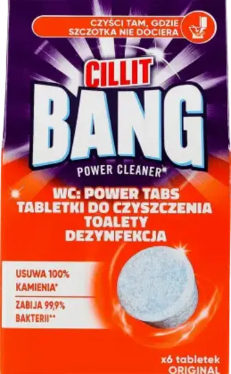 Таблетки для чищення унітаза Cillit Bang Original 6 шт