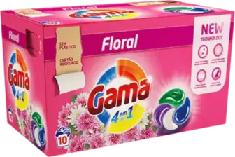 Капсули для прання Gama 4в1 Floral 10 шт