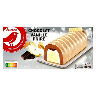 Десерт Auchan Шоколад Ваніль Груша 549 г (3596710514632)