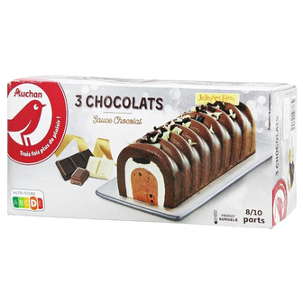 Десерт Auchan Три шоколади 534 г (3596710288632)