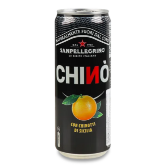 Напій соковий Sanpellegrino Chinotto газований з/б (0,33л)