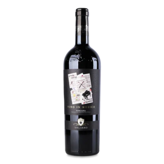 Вино Valiano Vino in Musica Toscana червоне 2019 (0,75л)