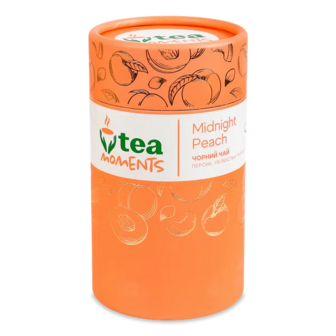 Чай чорний Tea Moments Midnight Peach байховий (70г)