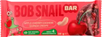 Батончик Bob Snail Яблуко-Вишня-Кеш`ю 35 г