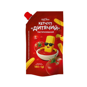 Кетчуп 180 г Своя Лінія Дитячий д/пак 