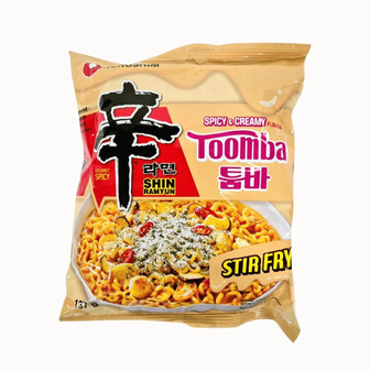 Локшина Nongshim Toomba Spicyu0026Creamy Stir-Fry вершково-гостра 137 г (8801043018470)