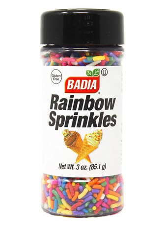 Кольорова посипка Badia Rainbow sprinkles 85.1 г (033844001766)