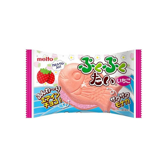 Печиво Meito Рибка Puku Tai полунична 16.5 г (4902757111403)