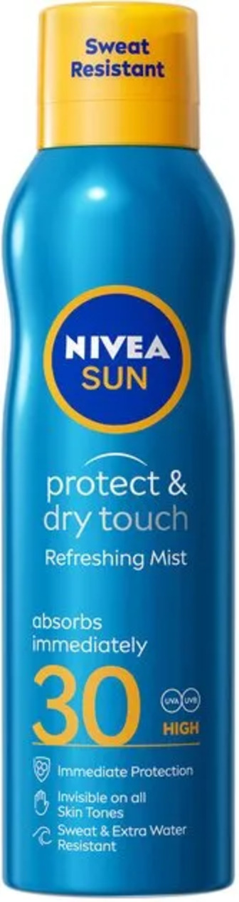 Сонцезахисний міст Nivea Sun Захист та сухий дотик SPF 30 200 мл (4005900695864)
