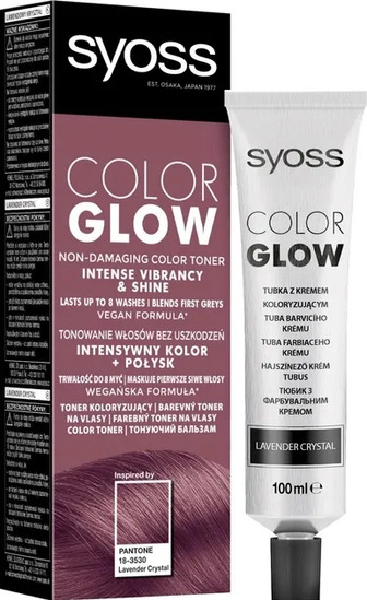 Тонувальний бальзам без аміаку для волосся SYOSS Color Glow Пелюстки Лаванди 100 мл