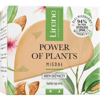 Крем Lirene Power of Plants для обличчя живильний з мигдалем 50 мл (5900717771413)