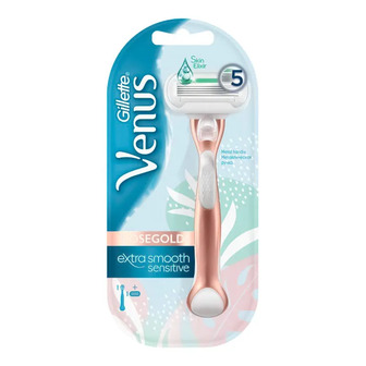 Станок для гоління жіночий Venus Extra Smooth Sensitive RoseGold з 1 змінним картриджем