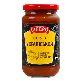 Соус україн.муск.гор.ябл.пюр. Щедро 370г